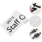  Türschild Sticker Selbstklebstoffschild Selbstklebender Aufkleber