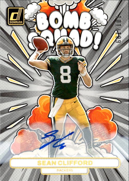 2023 Donruss #BS-8 SEAN CLIFFORD  Bomb Squad Autographs 101/199
