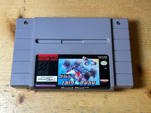 Vintage ROAD RIOT 4WD Rennspiel nur Cartridge SUPER NINTENDO SNES - Bild 2 von 7