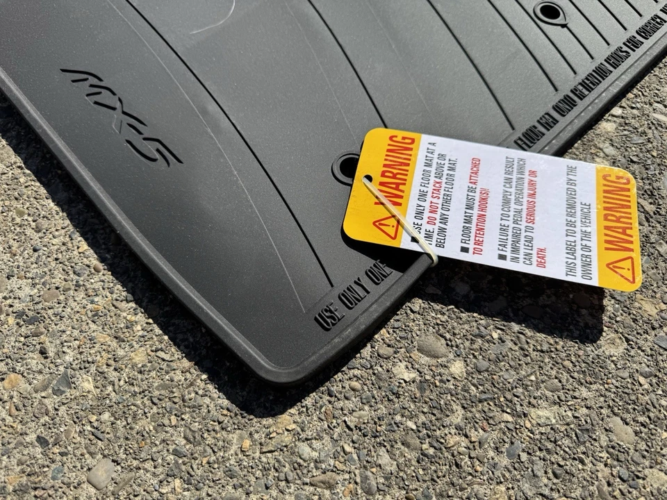 06-15 MAZDA MX-5 MIATA NC ALFOMBRILLAS GOMA PAR IZQUIERDA Y DERECHA E3945 Foto 2 de 4