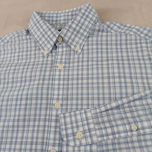 Jos A Bank Traveler Travel Tech Medium Mens Shirt Stretch 22x28 Long Sleeve