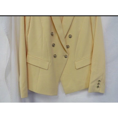 White House Black Market gelber Blazer zweireihig Trophy Jacke Größe 10 - Bild 7 von 11