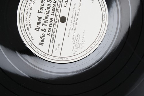 C1962 AFRTS Luther Henderson Orchestra Bravo Giovanni Broadway Transcription - Picture 5 of 13