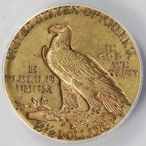 1913 $2.5 Indian Gold Quarter Eagle ANACS EF45 - Picture 4 of 4