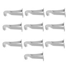 10pcs Simple Curtain Rod Brackets Curtain Rod Supplies Modern Racks