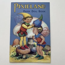 Pixieland Paper Doll Book 1998 - Reprint - Shackman & Co