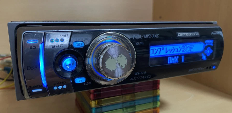 Pioneer Carrozzeria DEH-P710 Car Audio 1DIN CD IP-BUS Working Tested JDM USED - Image 2 of 4