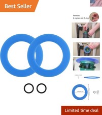 2 Pack Upgraded Silicone Toilet Flush Valve Seal for American Standard Toilets