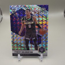 2020-21 Panini Mosaic #204 Tyrese Haliburton Mosaic RC