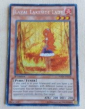 LAVAL LAKESIDE LADY HA06-EN034 1ST EDITION FOIL YU-GI-OH PLAYED