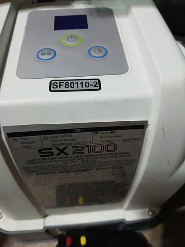 SX2100 Sand Filter Pump ONLY New Out Of Box **TESTED WORKING** - Picture 1 of 12