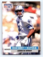 1991 Pro Set Spanish #271 Reggie Barrett Fresh Break EX-EXMINT
