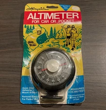 Vintage Airguide Altimeter for Car or Pocket