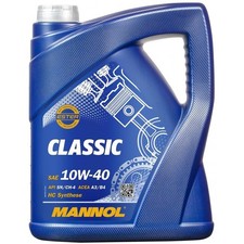 MANNOL Classic 5 Liter 10W-40 Teilsynthetisch Motor&ouml;l MB 229.1 Renault RN0700 &Ouml;l