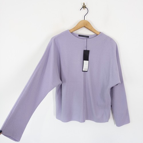 Elemente Clemente Boiled Eco Wool Jumper Size 1 UK 10 12 NEW Lavender Lilac - Picture 6 of 17