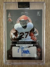 2023 Wild Card 5 Card Draw Stacked Deck Jordan Battle Ace Black Auto RC #1/1