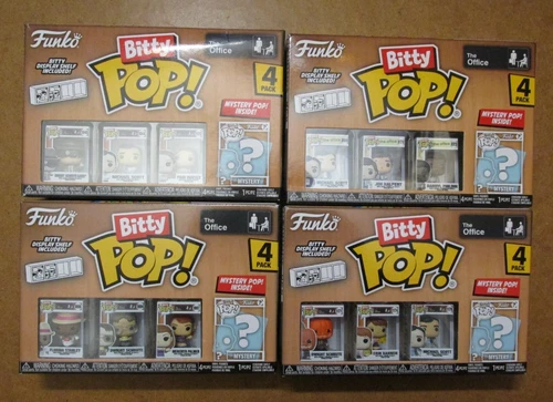 Funko The Office Bitty Pop! Mini Figures 4-pack, Set of 4