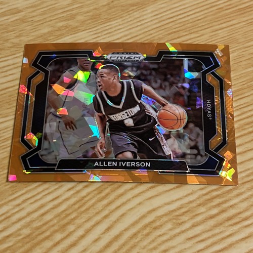 Selecciones de draft Panini Prizm 2024 #33 Allen Iverson Orange Ice Prizm - Imagen 1 de 2