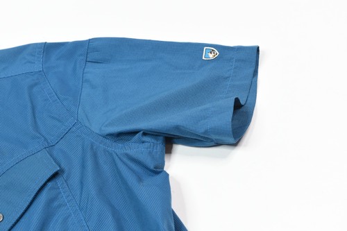 Kuhl Stealth Summer Shirt Mens Small Blue Button-Up Lightweight Stretch - Picture 4 of 13