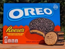 Nabisco Oreo Reese’s Peanut Butter Crème Cookie Crumbs Limited Edition Cookies