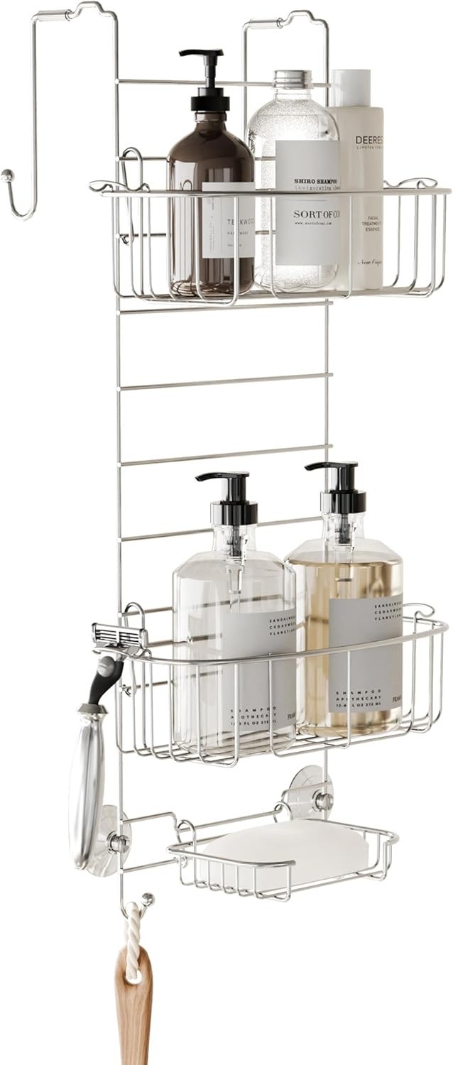 Stainless Steel Shower Caddy Organizer