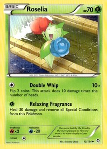 Roselia (12) Uncommon Dragons Exalted 12/124 Pokémon TCG