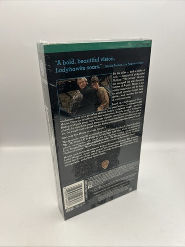 Ladyhawke Sealed New VHS Cassette Tape - Bild 2 von 2