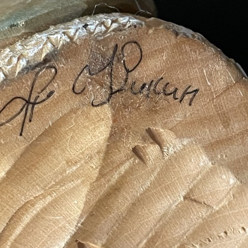 Russischer Holz Großvater Frost signiert vom Künstler В. Викин (V. Vikin) Weihnachtsgeschenk - Bild 18 von 19