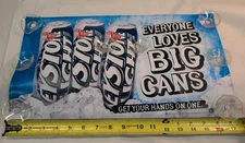 Vintage Vinyl Keystone Light Promotional Sign 2002 10"x12"