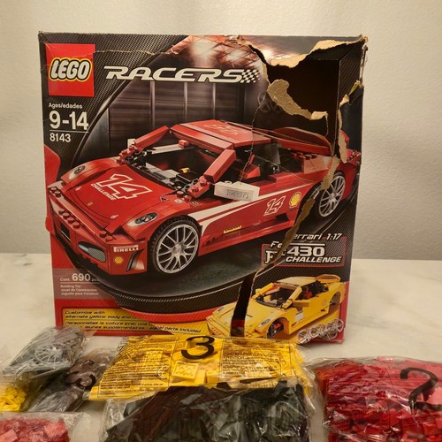 Lego Racers 8143 Ferrari F430 Challenge mit Karton - Bild 3 von 11