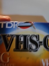 TDK VHS-C  HG Ultimate 30 Minute Camcorder Tape VHS-C New Sealed TC-30