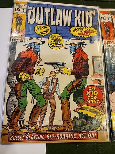 The Outlaw Kid #2 #6 F+ Marvel Comics 1970 - Picture 2 of 6