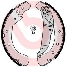 Bremsbackensatz hinten für Opel Astra G F70 T98 F35 H A04 L70 Combo | 24534935