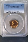 1963-D Lincoln Memorial Cent — photo from another recent sale