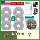 6-Pack Microfiber Mop Pads for Roborock Q Revo & More