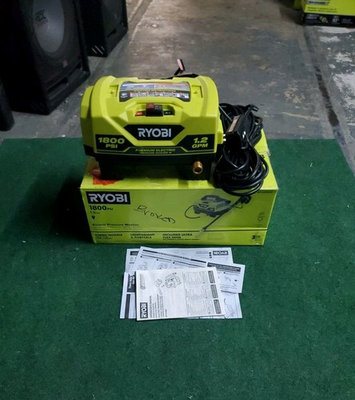#ad Ryobi 1800 Max PSI 1.2 GPM Cold Water Electric Pressure Washer Broken $31.99