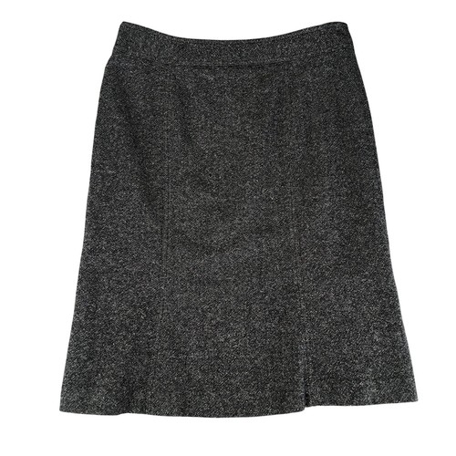 Vintage Y2K Gap Tweed Midi Skirt Women's Size 10 A-line Straight Academia - Picture 2 of 5