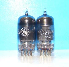 6DJ8 ECC88 GE 2 radio audio electron vintage amplifier vacuum tubes valve tested