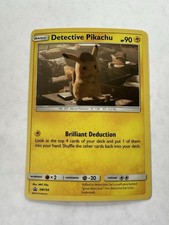 Detective Pikachu - SM194 - Pokemon Sun Moon Black Star Promo Holo Rare - NM