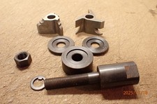 NEVER USED SHOPSMITH 1/2" ARBOR WITH FLANGES AND 2 SHAPER CUTTERS