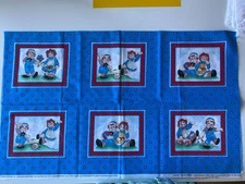 DAISY KINGDOM FABRIC~Raggedy Ann Andy~FOUR ACROSS PATCH~Teeter Totter~WAGON~Toys