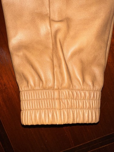 BAGATELLE, PANTALÓN MUJER DISEÑADOR, CUERO NAPA, MARRÓN CORDÓN TALLA: S - Imagen 6 de 7