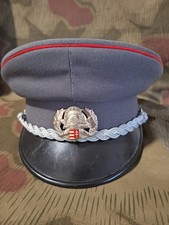 Schirmm&uuml;tze Feuerwehr Ungarn M&uuml;tzenabzeichen Silberstufe