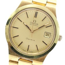 OMEGA Geneve 166.0173 Date Cal.1012 gold Dial Automatic Men's Watch_909199