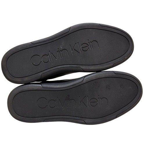 Calvin Klein Hombres Glennon Suave Acción Zapatillas Altas Talla US 9M Cuero Negro - Imagen 6 de 7