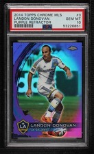 2014 Topps Chrome MLS Purple Refractor Landon Donovan #3 PSA 10 GEM MT 2k3