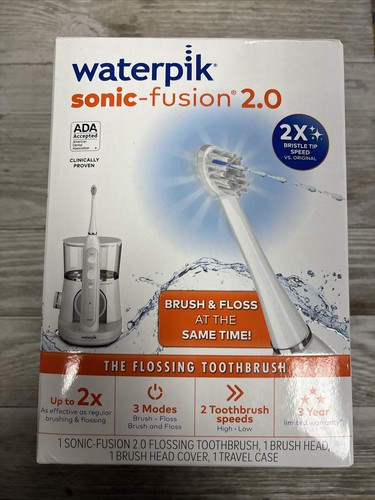 Waterpik SF-03W010-1 Sonic-Fusion 2.0 White New - Picture 1 of 6