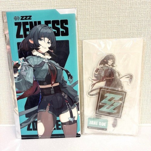 Zenless Zone Zero x GiGO Big Acrylic Stand & Ticket File Jane Doe ZZZ