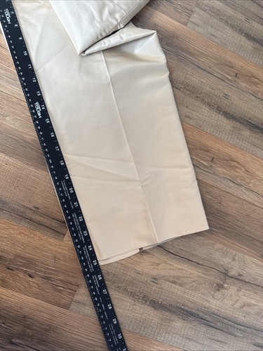 Ann Taylor 100% Silk Lined Pants NWT 14 Lindsay $98 Beige Cropped Straight - Picture 11 of 12