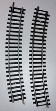 Hornby Track R606 pair of single 2nd radius curve, good condition